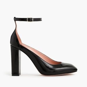 JCREW Size 6 Black Harlow pumps in leather
